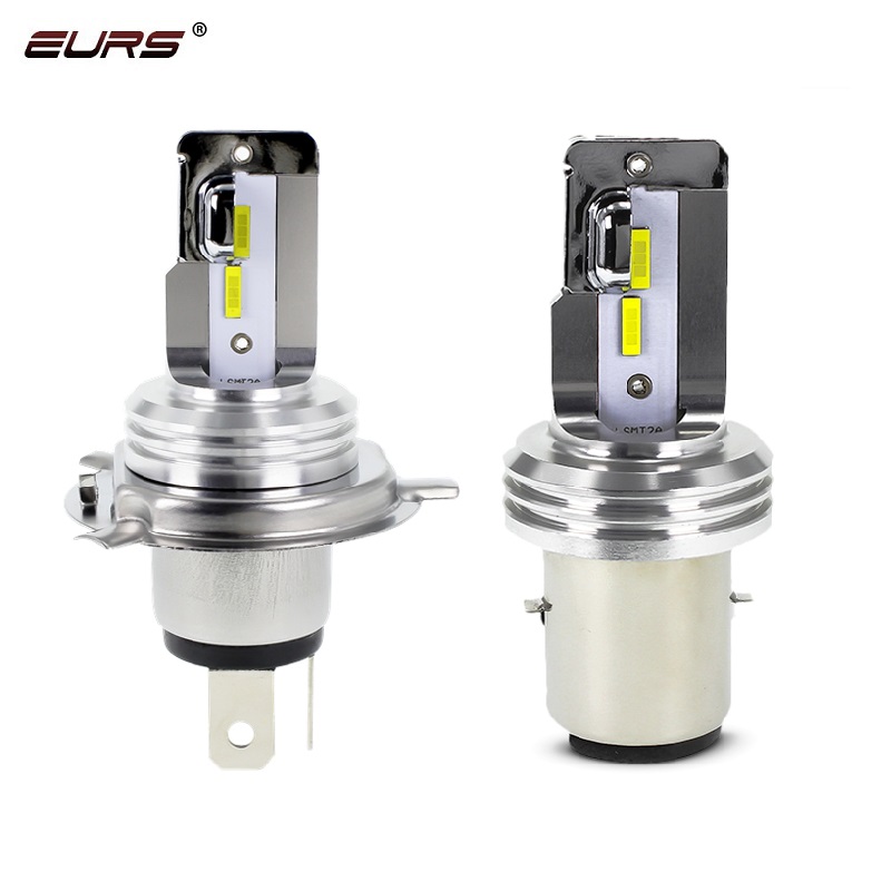 Universal Motorcycle Led Headlight Projector - EURS H4 BA20D LED Far Motosiklet