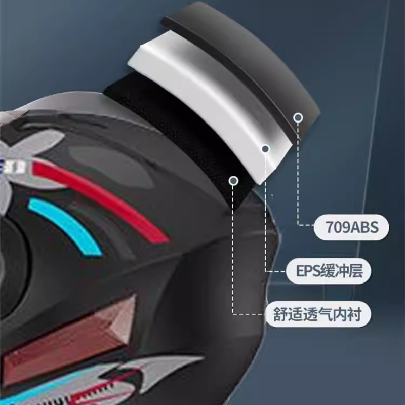 Güvenlikli İniş Kaskı Kişisell - Full Face Motorcycle Helmet With Bluetooth incelemesi ve fiyatı