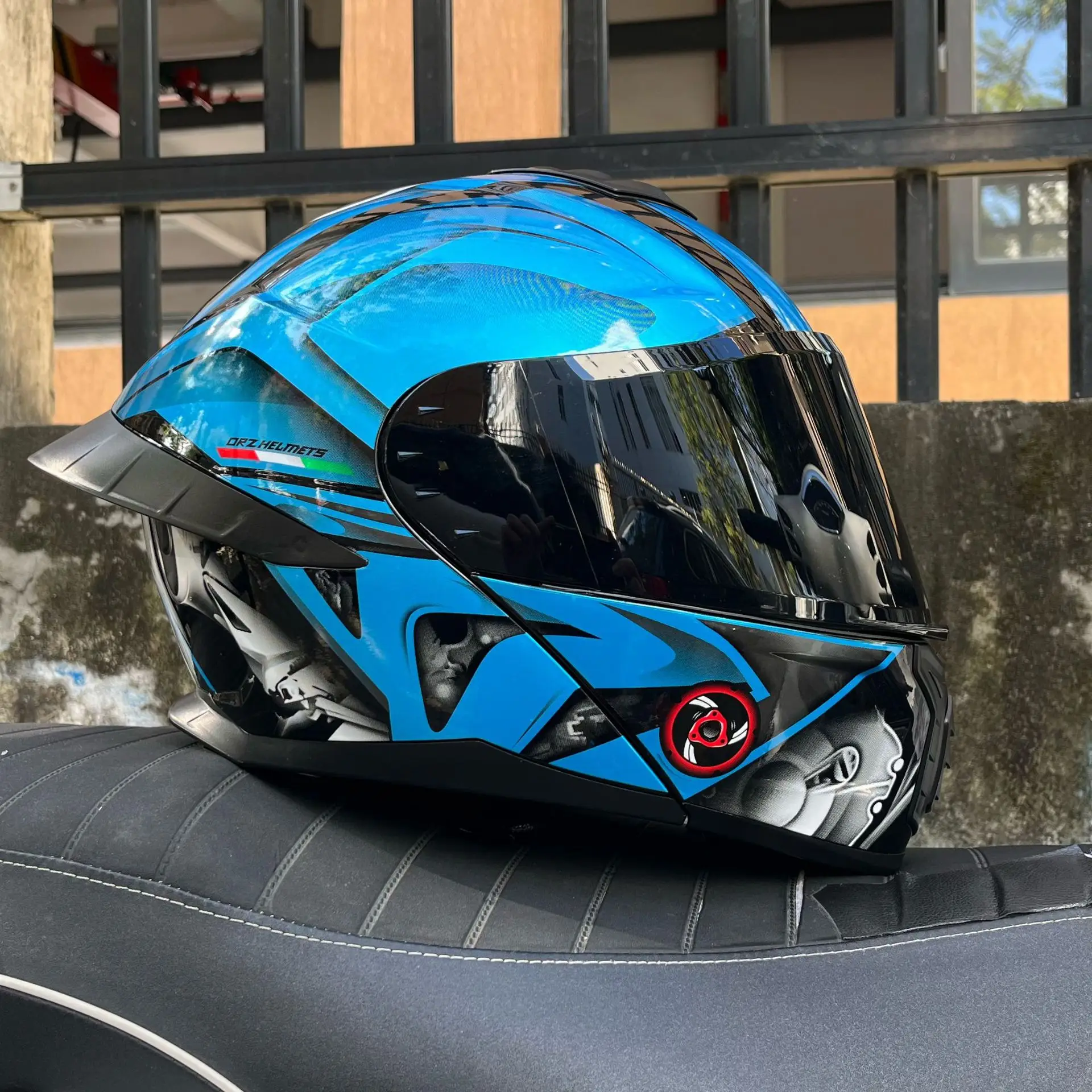 DOT Sertifikalı Kask Motosikle - Full Face Motorcycle Helmet With Bluetooth incelemesi ve fiyatı