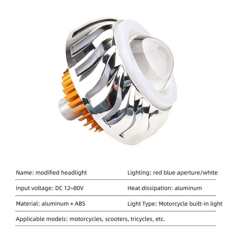 1 adet araba motosiklet far çi - Universal Motorcycle Led Headlight Projector incelemesi ve fiyatı